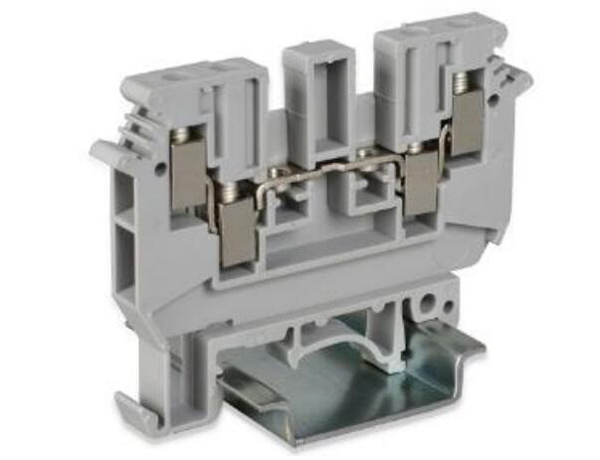 KT-UDK4系列螺釘式雙進雙出軌道端子